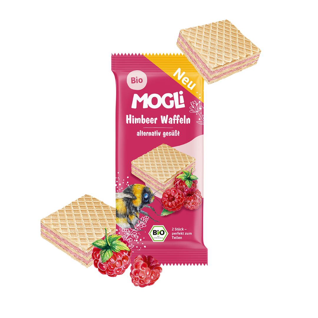 waffeln im kühlschrank aufbewahren MOGLi Himbeer Waffeln – Bio-Kindersnack perfekt zum Teilen