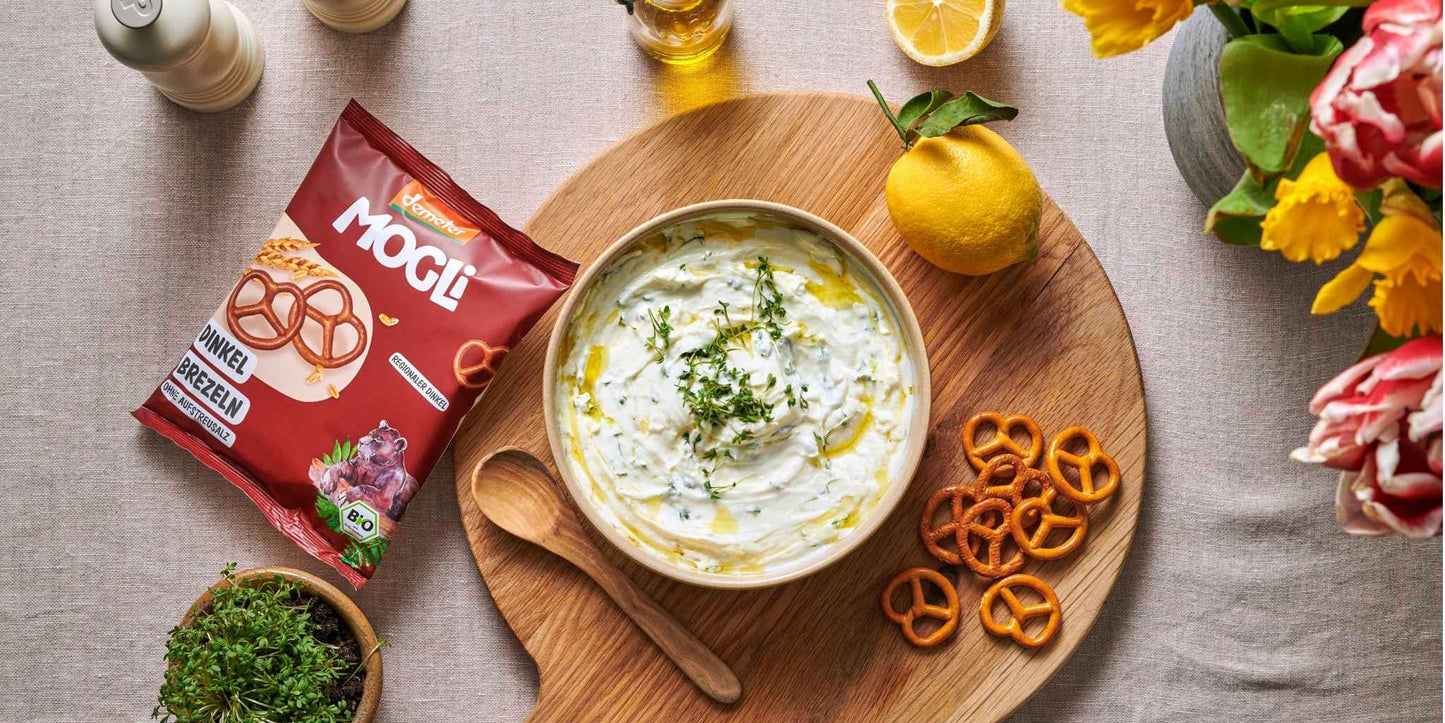 Kresse-Dip mit Zutaten
