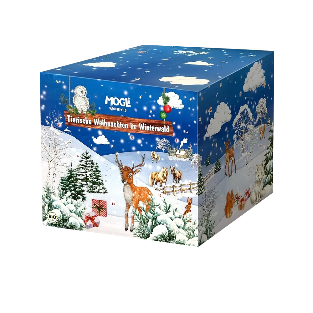 MOGLi x schleich Adventskalender Packshot ohne Schuber