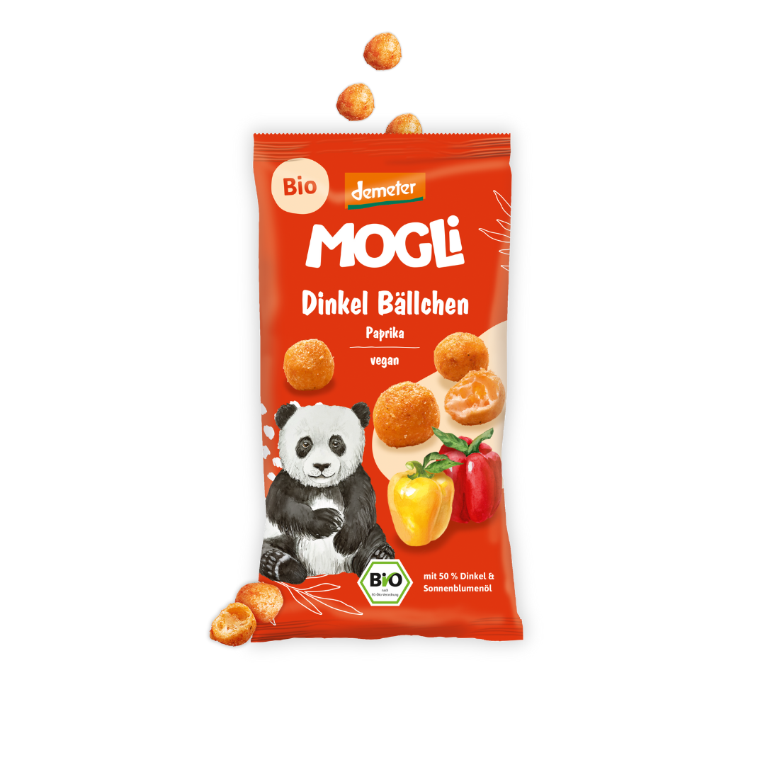 MOGLi Dinkel Bällchen Paprika Packshot 