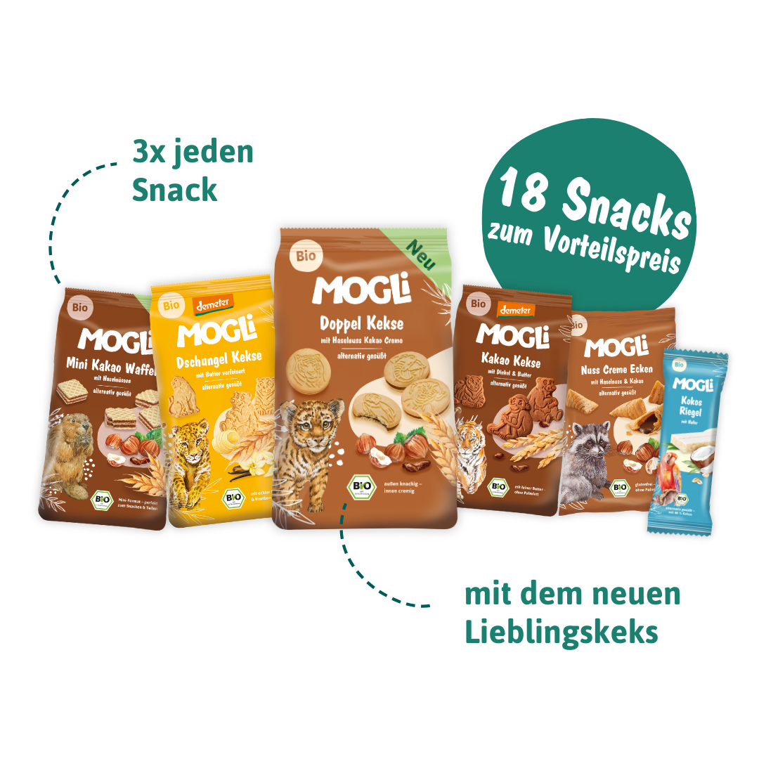 MOGLi Doppel Keks Lieblingsbox - Bio-Kindersnacks