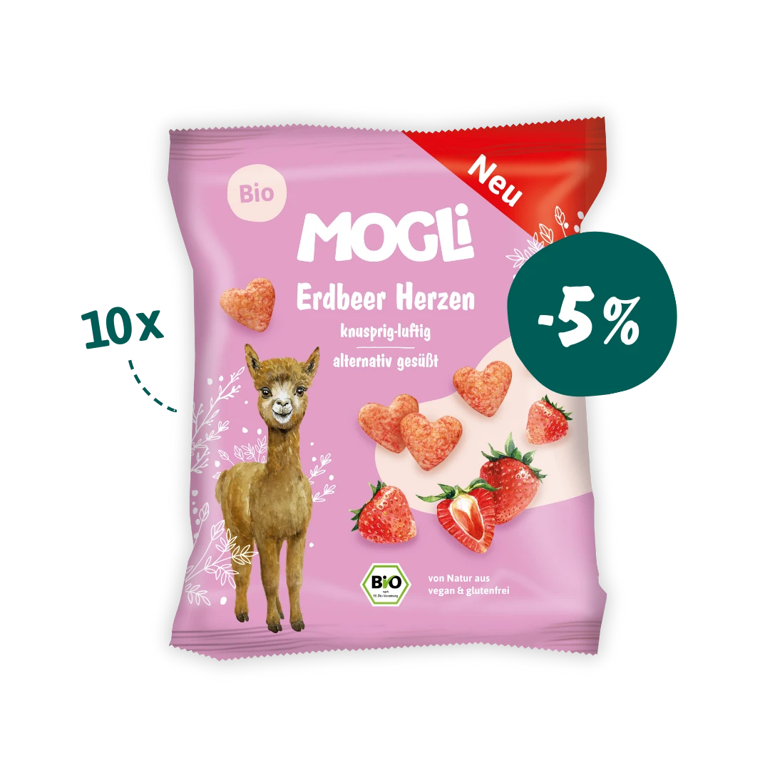 MOGLi Erdbeer Herzen Packshot Vorratspreis 10 Stück