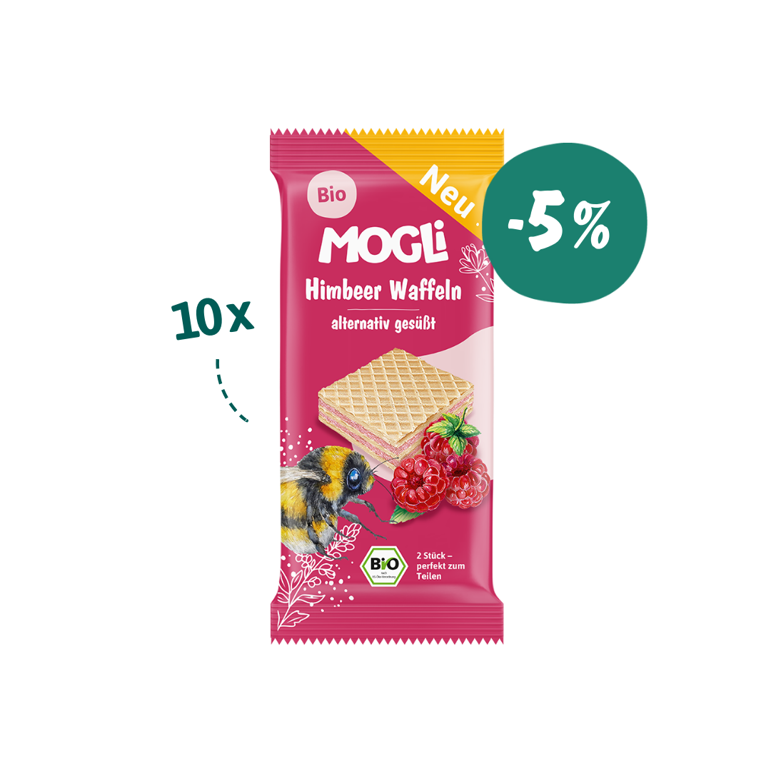 MOGLi Himbeer Waffeln Packshot Vorratspreis 10 Stück