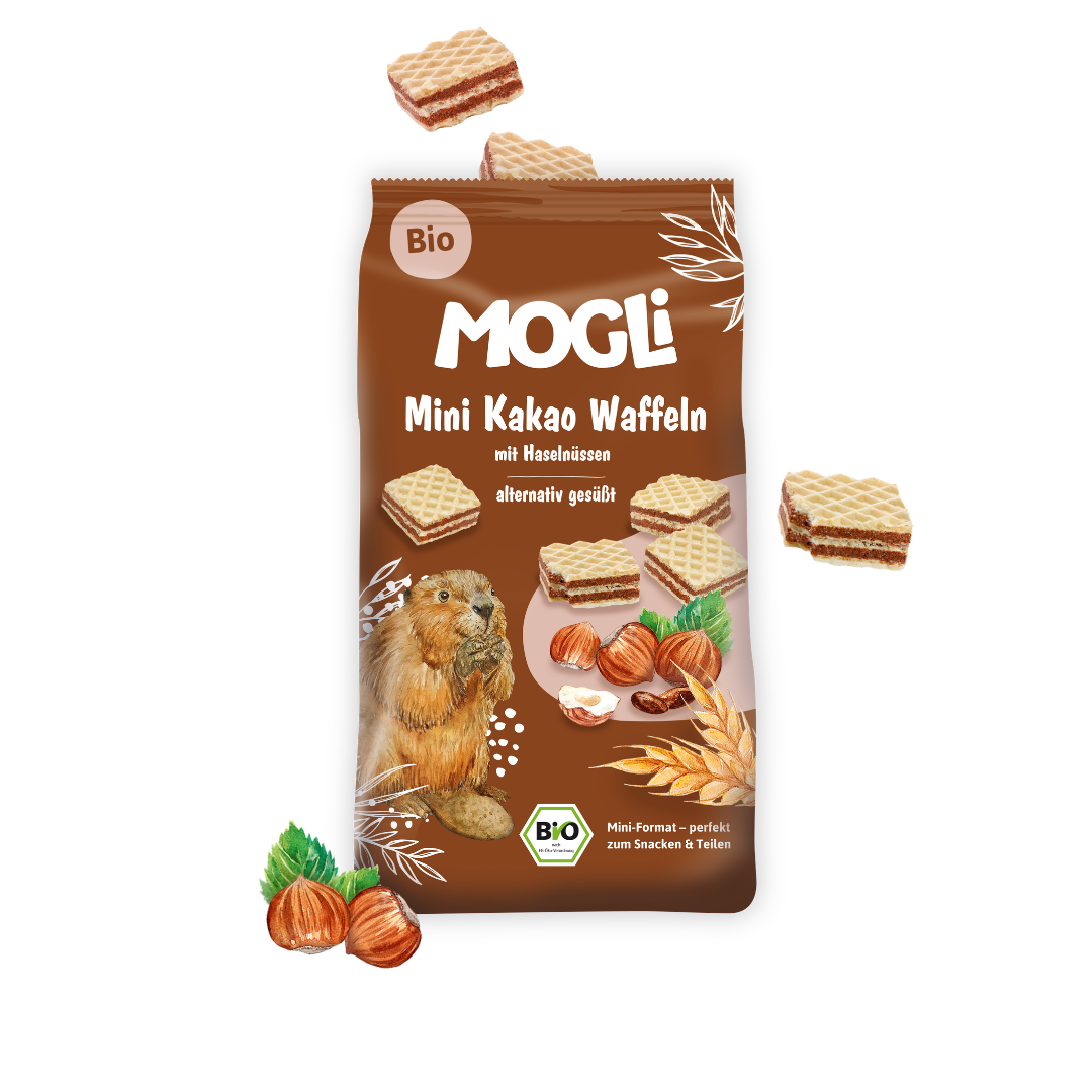 MOGLi Mini Kakao Waffeln Packshot