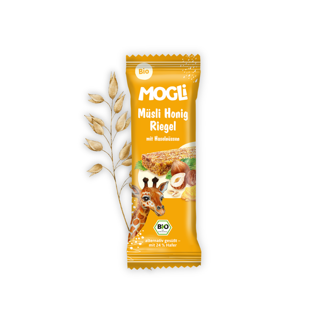 MOGLi Müsli Honig Riegel Packshot